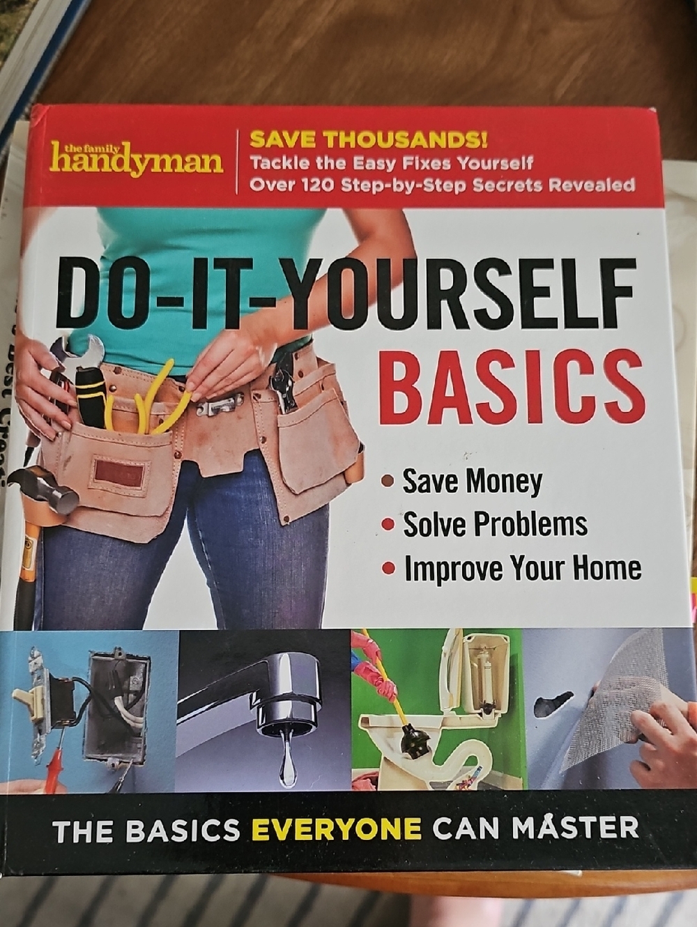 "Do-it Yourself" Basics Spiral Book - White & Red